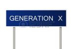 Gen X road sign